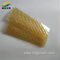 Edible grade beef skin gelatin sheet